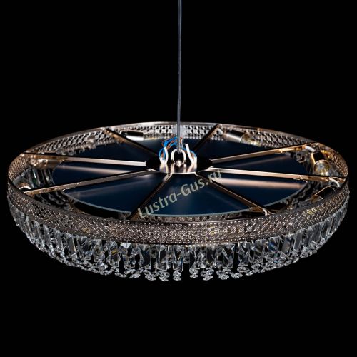 Люстра Венеция двойное кольцо №8 в Подольске Гусь Хрустальный