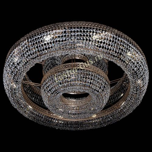 Люстра Венеция двойное кольцо №10 в Подольске Гусь Хрустальный