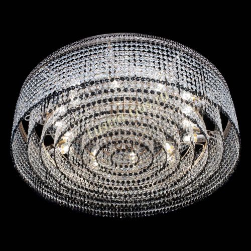 Люстра Венеция Капель №10 оптикон черная в Подольске Гусь Хрустальный