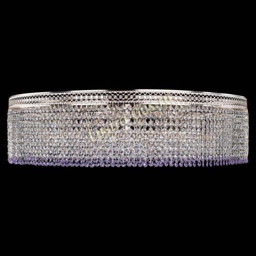 Люстра Венеция Капель №10 оптикон фиолетовая в Подольске Гусь Хрустальный