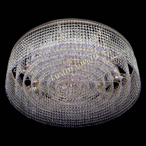 Люстра Венеция Капель №10 оптикон фиолетовая в Подольске Гусь Хрустальный