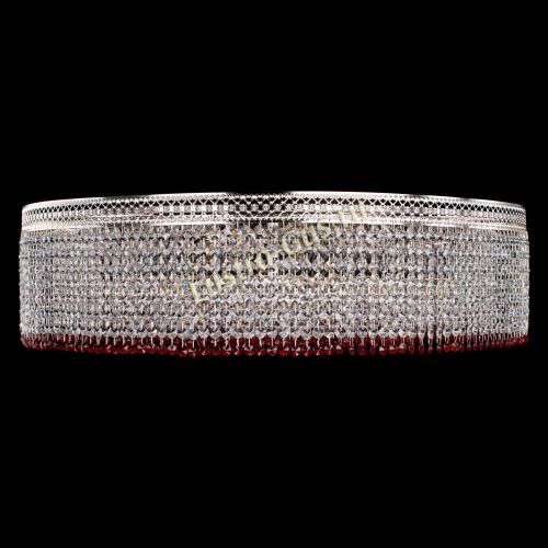 Люстра Венеция Капель №10 оптикон красная в Подольске Гусь Хрустальный