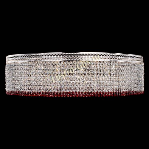 Люстра Венеция Капель №10 оптикон красная в Подольске Гусь Хрустальный