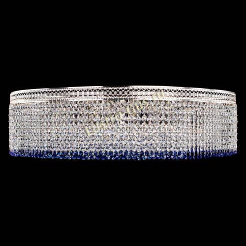 Люстра Венеция Капель №10 оптикон синяя в Подольске Гусь Хрустальный