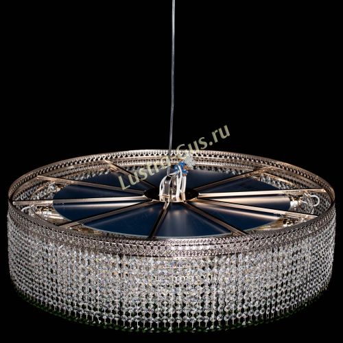 Люстра Венеция Капель №10 оптикон зеленая в Подольске Гусь Хрустальный