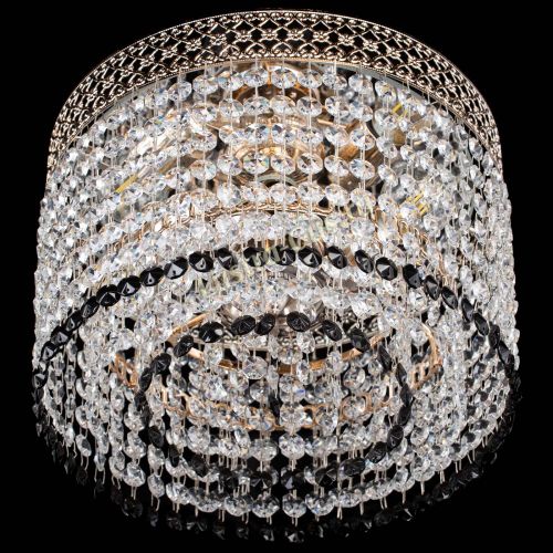 Люстра Венеция Капель №2 черная в Подольске Гусь Хрустальный