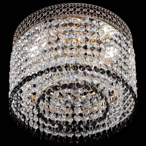 Люстра Венеция Капель №2 черная в Подольске Гусь Хрустальный