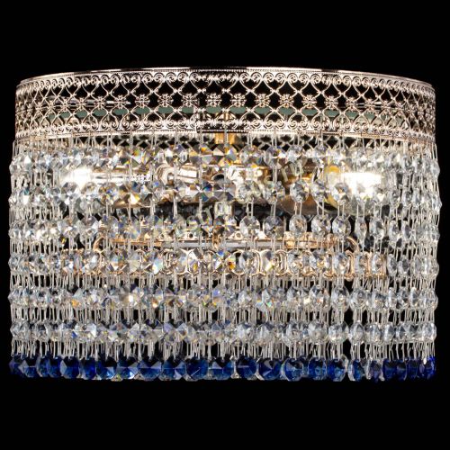 Люстра Венеция Капель №2 синяя в Подольске Гусь Хрустальный