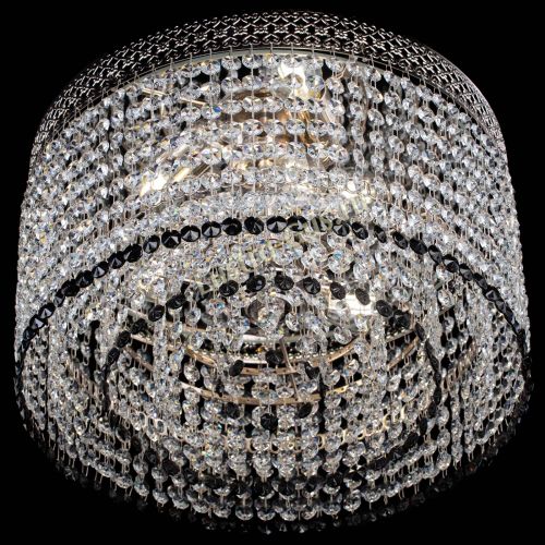 Люстра Венеция Капель №3 черная в Подольске Гусь Хрустальный