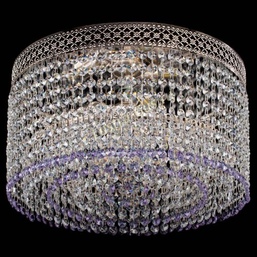 Люстра Венеция Капель №3 фиолетовая в Подольске Гусь Хрустальный