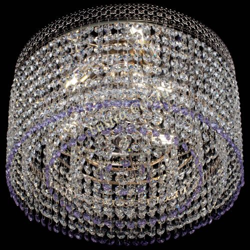 Люстра Венеция Капель №3 фиолетовая в Подольске Гусь Хрустальный