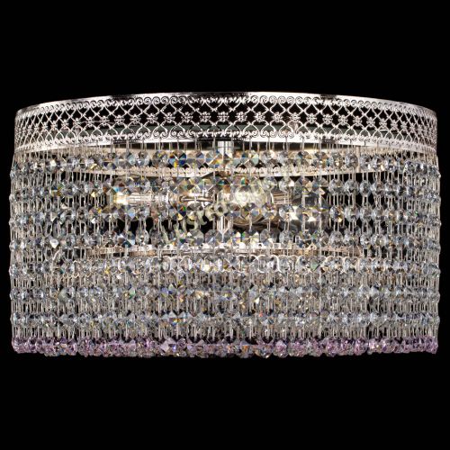 Люстра Венеция Капель №3 розовая в Подольске Гусь Хрустальный