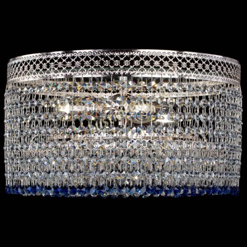 Люстра Венеция Капель №3 синяя в Подольске Гусь Хрустальный