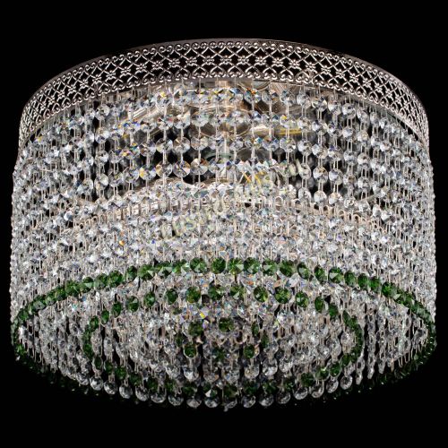 Люстра Венеция Капель №3 зеленая в Подольске Гусь Хрустальный