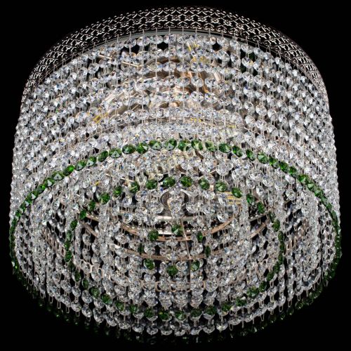 Люстра Венеция Капель №3 зеленая в Подольске Гусь Хрустальный