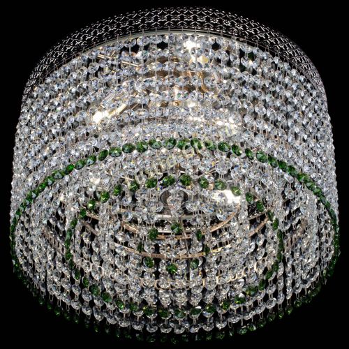 Люстра Венеция Капель №3 зеленая в Подольске Гусь Хрустальный