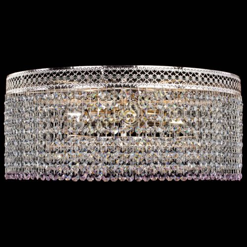 Люстра Венеция Капель №5 розовая в Подольске Гусь Хрустальный