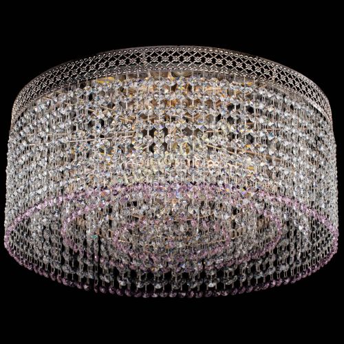 Люстра Венеция Капель №5 розовая в Подольске Гусь Хрустальный