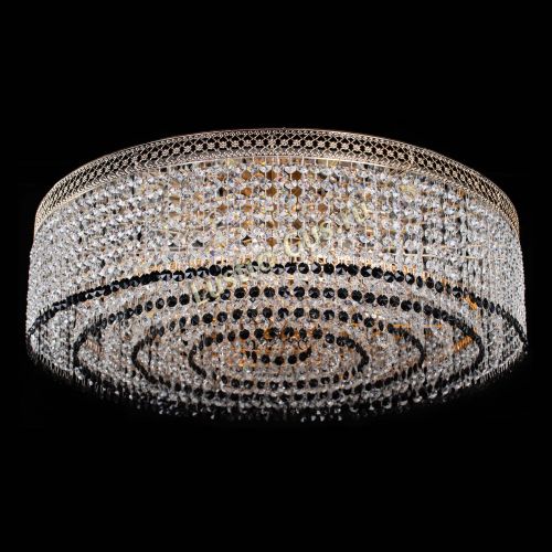 Люстра Венеция Капель №8 оптикон черная в Подольске Гусь Хрустальный