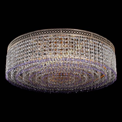 Люстра Венеция Капель №8 оптикон фиолетовая в Подольске Гусь Хрустальный