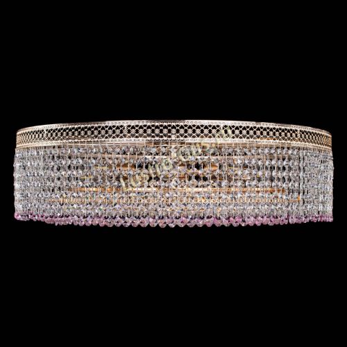 Люстра Венеция Капель №8 оптикон розовая в Подольске Гусь Хрустальный