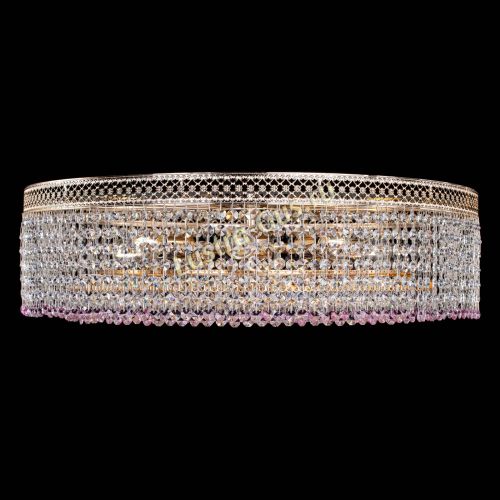 Люстра Венеция Капель №8 оптикон розовая в Подольске Гусь Хрустальный