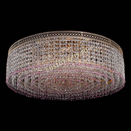 Люстра Венеция Капель №8 оптикон розовая в Подольске Гусь Хрустальный