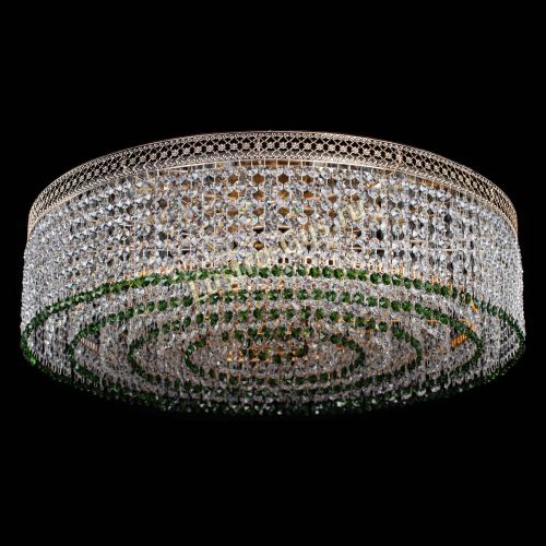 Люстра Венеция Капель №8 оптикон зеленая в Подольске Гусь Хрустальный