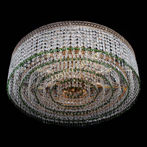 Люстра Венеция Капель №8 оптикон зеленая в Подольске Гусь Хрустальный