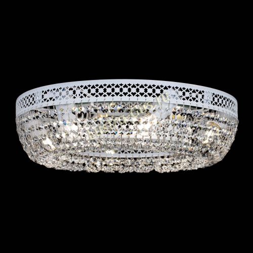 Люстра Венеция Кольцо №6 белая в Подольске Гусь Хрустальный