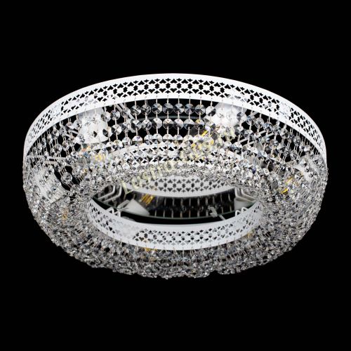 Люстра Венеция Кольцо №6 белая в Подольске Гусь Хрустальный