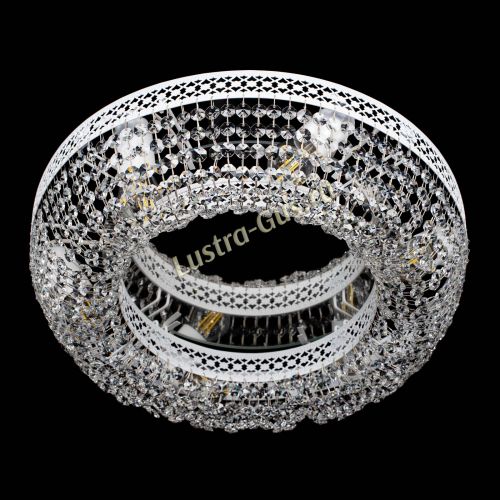 Люстра Венеция Кольцо №6 белая в Подольске Гусь Хрустальный