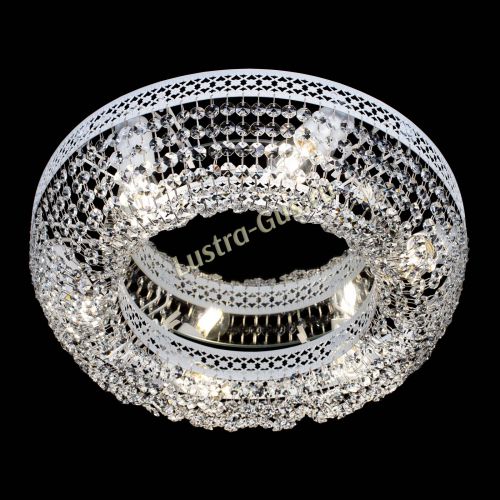 Люстра Венеция Кольцо №6 белая в Подольске Гусь Хрустальный