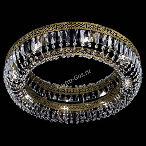 Люстра Венеция Кольцо №6 пластинка под бронзу в Подольске Гусь Хрустальный