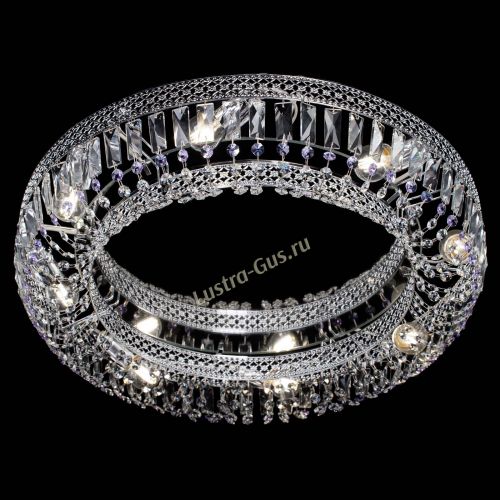 Люстра Венеция Кольцо №8 пластинка фиолетовая в Подольске Гусь Хрустальный