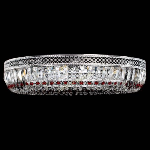 Люстра Венеция Кольцо №8 пластинка красная в Подольске Гусь Хрустальный