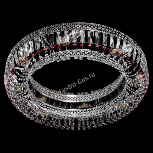 Люстра Венеция Кольцо №8 пластинка красная в Подольске Гусь Хрустальный
