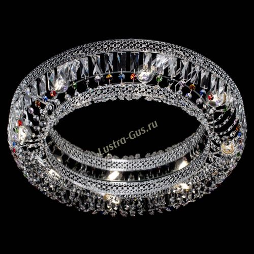 Люстра Венеция Кольцо №8 пластинка разноцветная в Подольске Гусь Хрустальный
