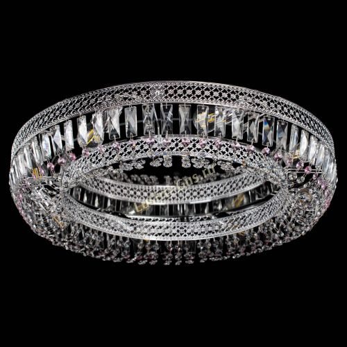 Люстра Венеция Кольцо №8 пластинка розовая в Подольске Люстра Венеция Кольцо №8 пластинка розовая в Подольске