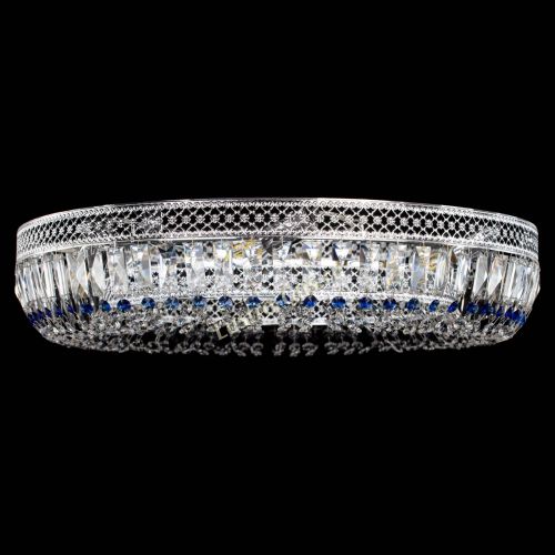 Люстра Венеция Кольцо №8 пластинка синяя в Подольске Гусь Хрустальный