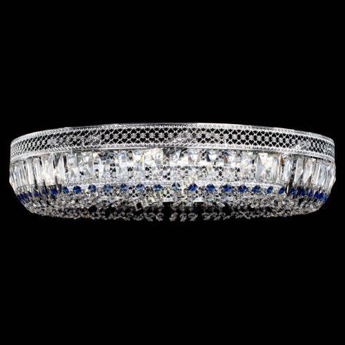 Люстра Венеция Кольцо №8 пластинка синяя в Подольске Гусь Хрустальный