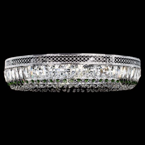 Люстра Венеция Кольцо №8 пластинка зеленая в Подольске Гусь Хрустальный