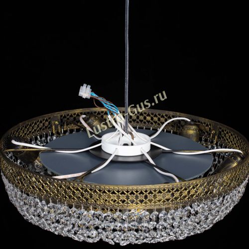 Люстра Венеция Кольцо №6 под бронзу в Подольске Гусь Хрустальный