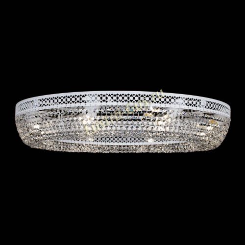 Люстра Венеция Кольцо №8 белая в Подольске Гусь Хрустальный