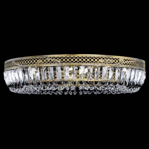 Люстра Венеция Кольцо №8 пластинка под бронзу Черная в Подольске Гусь Хрустальный