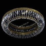 Люстра Венеция Кольцо №8 пластинка под бронзу Фиолетовая в Подольске