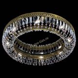 Люстра Венеция Кольцо №8 пластинка под бронзу Розовая в Подольске