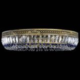 Люстра Венеция Кольцо №8 пластинка под бронзу Синяя в Подольске