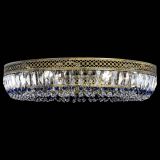 Люстра Венеция Кольцо №8 пластинка под бронзу Синяя в Подольске