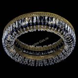 Люстра Венеция Кольцо №8 пластинка под бронзу Синяя в Подольске